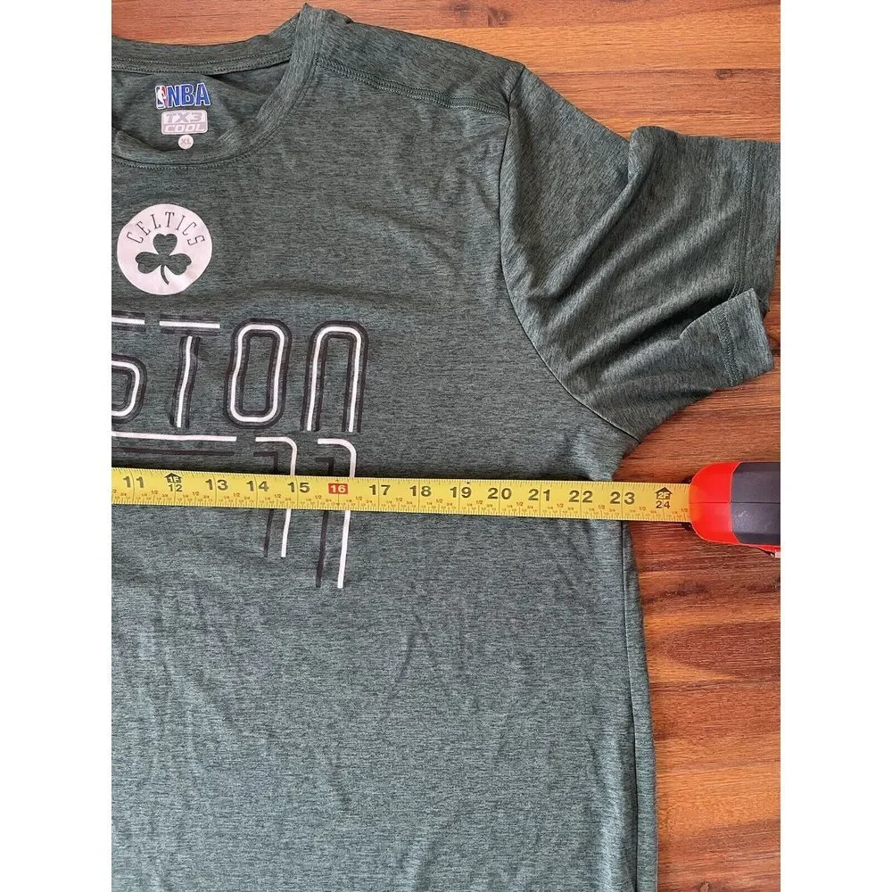 NBA TX3 COOL T Shirt Green Mens #11 Kyrie Irving Celtics Boston Extra‎ Large XL